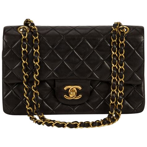 black chanel bag with gold hardware|Chanel purses black original.